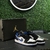 Air Jordan 1 low black game royal metallic platinum