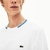 T Shirt Premium Lacoste Regular Fit Gola Trabalhada (Branca)n58