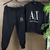 Conjunto Moletom Armani AX (Premium) Preto n5 - comprar online