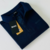 Polo Boss Premium (monocromatica) azul marinho n13