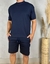 Conjunto Zara Tecido viscose com algodão Azul - comprar online
