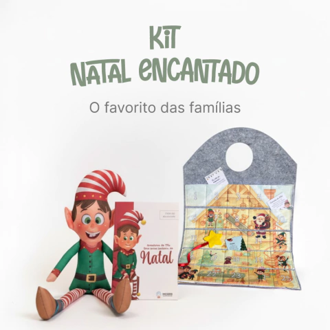 Kit Elfo e Calendário - Natal Encantado - comprar online