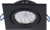 Embutido Cuadrado Dicro LED GU10 Negro Mate - comprar online