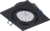 Embutido Cuadrado Dicro LED GU10 Negro Mate