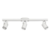 Spot de 3 Luces BLANCO GU10 LED FERRO