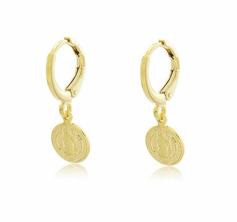 BRINCO MINI SÃO BENTO OURO 18K