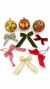 Trio de Bolas de Natal Pintadas à Mão – Clássica - comprar online