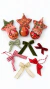 Trio de Estrelas de Natal Pintadas à Mão – Terracota na internet