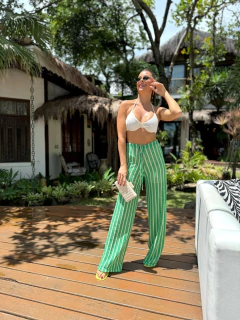 CALÇA PANTALONA TRANCOSO VERDE - comprar online