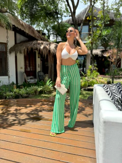 CALÇA PANTALONA TRANCOSO VERDE na internet