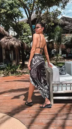 PAREÔ - ANGEL ONÇA P&B - Maricota moda praia 