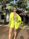 Kimono CARMEL AMARELO NEON