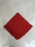 Guardanapo de franinha linho vermelho 45x45cm.