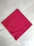 Guardanapo de linho rosa pink bordado em ponto Ajour.
