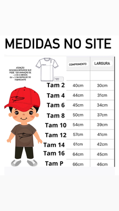 CAMISETA TAM 8 - Ferracinikids
