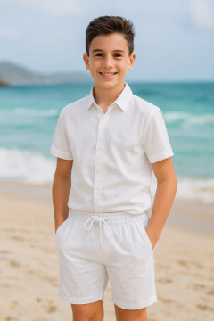 Conjunto Ck mauricinho visco linho branco 2,4,10 - comprar online