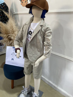 BLAZER TAMANHO cor Bege claro 2 - Ferracinikids