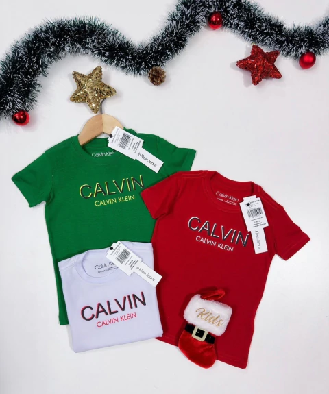 Camisetas Calvin Klein VERDE 2,4,6,8,10,12 ,14,16