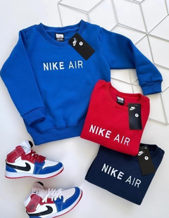 BLUSA MOLETOM BORDADA VERMELHA NIKE 2 4 na internet