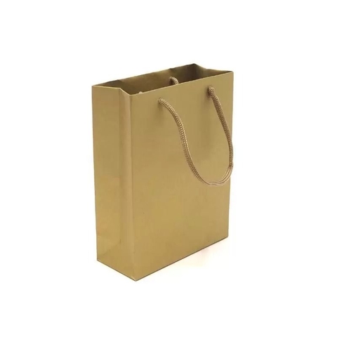 Sacola de Papel Kraft - Alça Nylon (cordão)