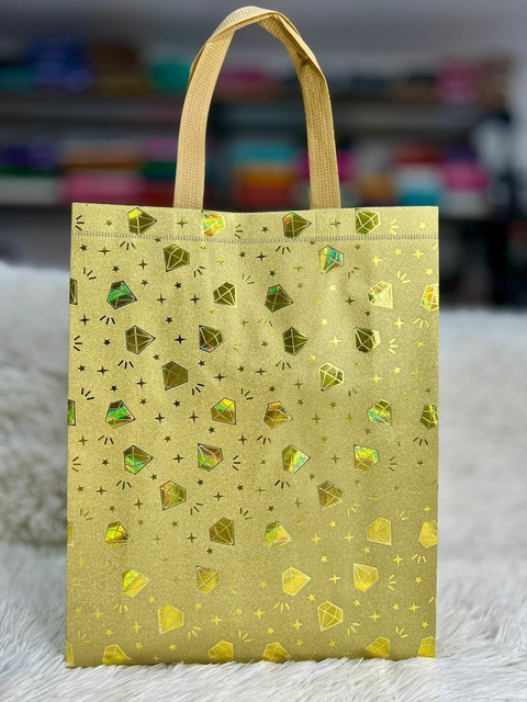 Sacola De TNT estampada com 12 unidades