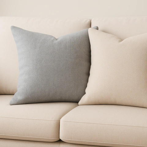 Pack x 2 Almohadones LINO con relleno- 50x50cm - comprar online