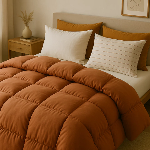 Plumón Cuadros Premium Tuyen - Canela - comprar online