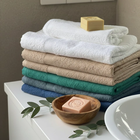 Pack x4 Toallón Gaucho 100% Algodon - comprar online