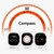 Imagem do ULTRA 3 MINI 2024 SÉRIE 9 AMOLED 38MM E GANHE FONE BLUETOOTH + 2 PULSEIRAS EXTRAS