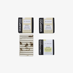 Combo IZY| DUO Nutrição - Tri-BAUM | Shampoos e Condicionadores Sólidos - Cosméticos Naturais