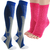 Kit 2 pares meias compressão alívia dor pés fascite plantar