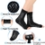 Kit 9 pares meias compressão pretas alívia dor pés fascite plantar - loja online