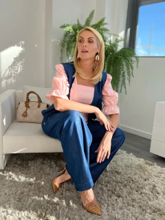 Conjunto Calça Wide e Colete - 30939 en internet