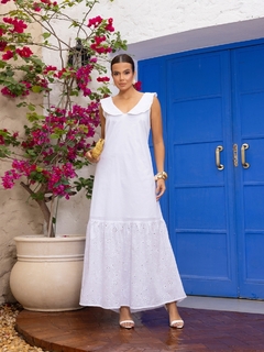 Vestido Max 2 tecidos - 18957