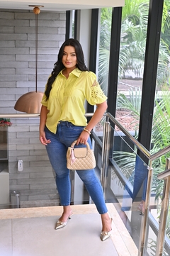 Blusa Bordado Vazado - 63450 - Verbo