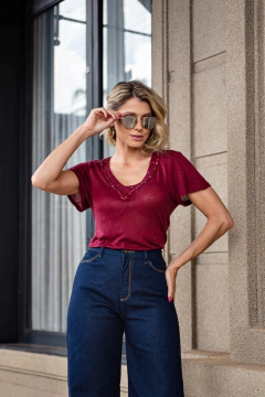 Blusa Podrinho Gola V - 62935 - Verbo