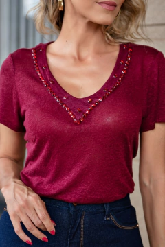 Blusa Podrinho Gola V - 62935
