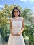 VESTIDO LONGO TULE POÁ SEM MANGA - comprar online