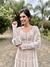 VESTIDO LONGO RENDA FORRO NUDE - Outlet DPS
