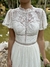 Imagem do VESTIDO LONGO TULE POÁ COM DETALHE RENDA