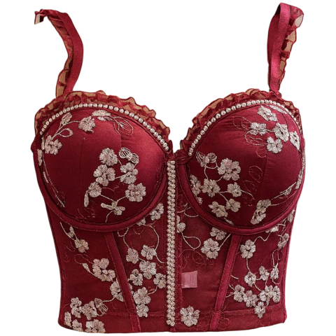 CORSET MIDNIGHT BORDO