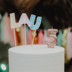 Topo de bolo letrinhas - comprar online