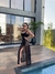 Vestido saída de praia em tricô com abertura lateral - Glam - Moda Feminina 