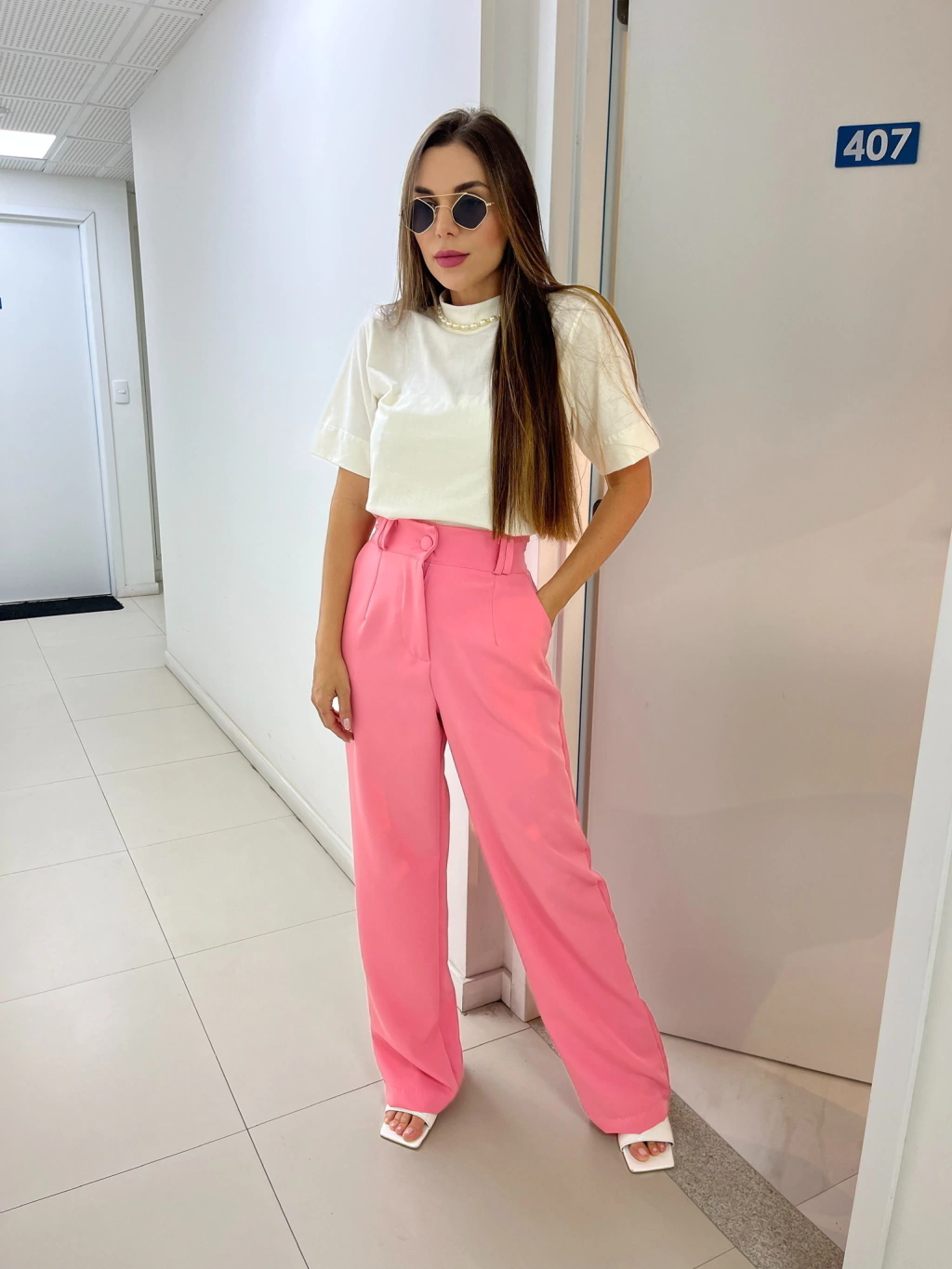 T shirt ampla inspiração Zara