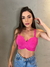 Cropped rosa - comprar online