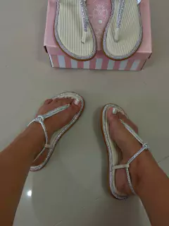 RASTEIRINHA PEROLA - Danny Calçados