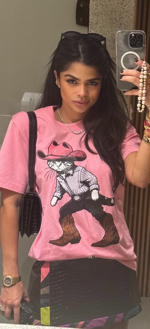 T-shirt Gato Botas Isa