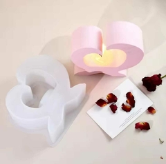 MOLDE PORTA VELA CORAZON BM3610 - comprar online