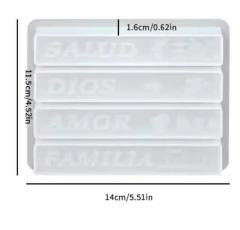 Molde velas de deseo x4 bm 4754