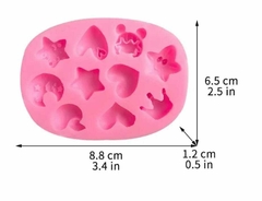 MOLDE CORAZON ESTRELLA BM3111